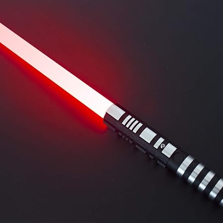 Amazon Ydd Genius ライト セーバー メタル ヒルト ゴースト プレミアム フォース Fx 赤い ブラック シリーズ ライト セイバー アダルト と キーズ用 サポート リアル ヘビー デュエル おもちゃ おもちゃ