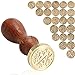 Hosaire Seal Wax Seal Stamp Vintage Retro Alphabet A-Z Letter Initial Classic Wooden Handle(S)