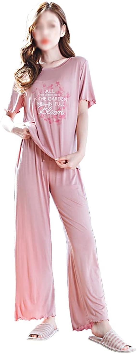 Amazon カップ付き ルームウェア上下セット 柔らかいモダール 部屋着 夏 可愛い部屋着パジャマ カップ付き パット付き ルームウェア 上下セット 春 夏 パジャマ ルームウェアセット 通販