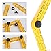 Angle Measurement Tool /Angle Ruler/Angle Finder/Template Tool Finder Ruler/Index Card with All Angles and Shapes for Craftsmen Handymen Builders Carpenter DIY(3pack)