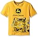 John Deere Boys' Little Construction Tee, Yellow, 7