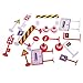 Bluecell 54 Pieces Street Signs Playset Traffic Signs Playset for Children Play