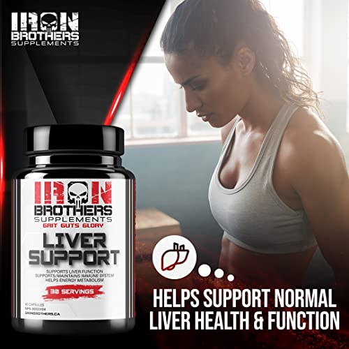 Iron Brothers Supplements Liver Cleanse Detox Supplement with Dandelion