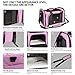 Henkelion Cat Carriers Dog Carrier Pet Carrier for Small Medium Cats Dogs Puppies up to 15 Lbs, TSA Airline Approved Small Dog Carrier Soft Sided, Collapsible Waterproof Travel Puppy Carrier – Pinkthumb 3