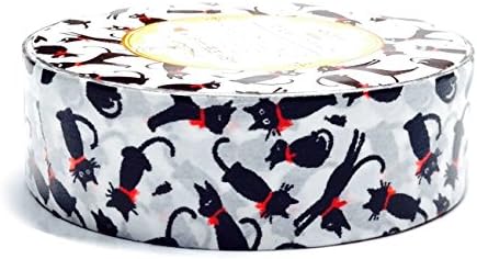 Decorative Tape Washi Masking Tape Scrapbooking DIY Crafts Gift Wrapping Black Cat With Red Collar 0.6"×315"