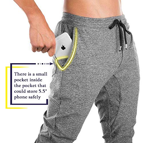 TBMPOY Men's Basic Warm Up Pants Performance Jersey Soccer Pants for