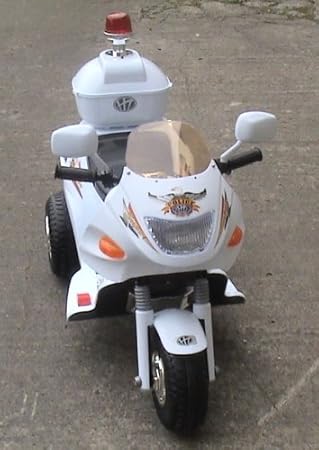 6v battery powered police trike