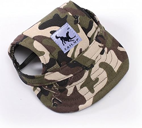ZHWKY Pet Dog Cat Puppy Baseball Hat Canvas Visor Cap Dog Outdoor Accessories Summer