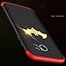 AICase Galaxy S7 Case, 3 in 1 Ultra Thin and Slim Hard PC Case Anti-Scratches Premium Slim 360 Degree Full Body Protective Cover for Samsung Galaxy S7 (Red/Black)