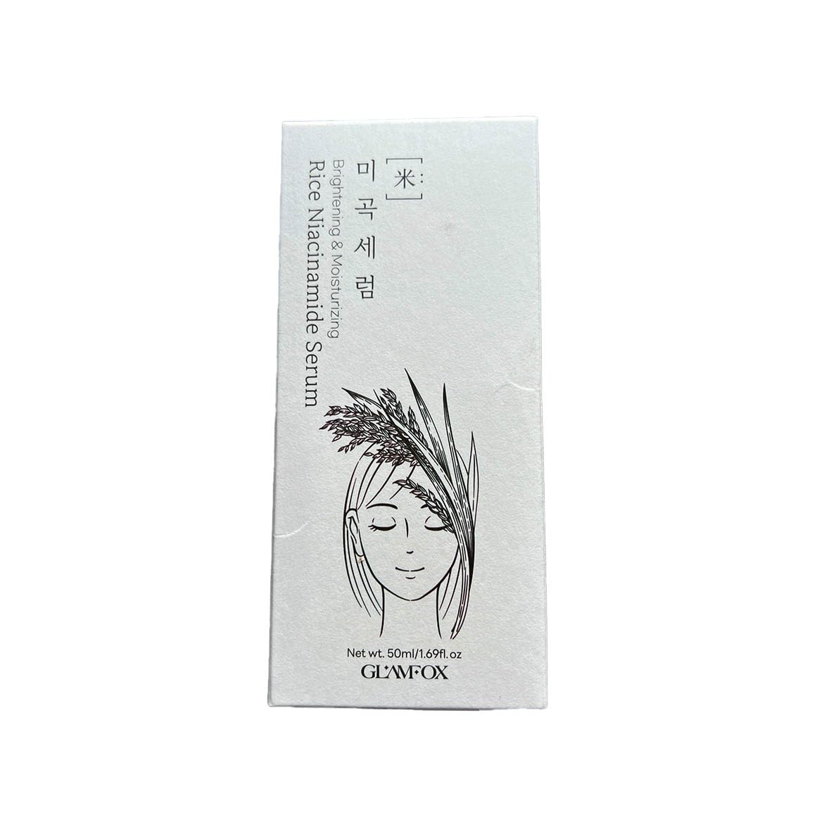 GLAMFOX Brightening & Moisturizing Rice Niacinamide Serum