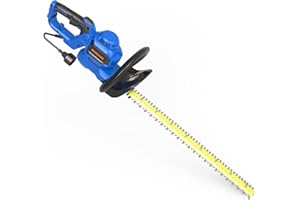 GARCARE 4.5Amp Corded Electric Hedge Trimmer - 24" Dual-Action Blade, 0.7" Cutting Capacity, Lightweight & Adjustable Handle for Lawn, Garden, Shrub Trimming