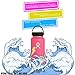 60 Stickers Pack | Hydro Flask Stickers, Cute Waterproof Vinyl Stickers for Teens and Girls, Unique Aesthetic Durable Decal Stickers, Cool and Trendy Stickers for Water Bottles, Hydro Flask, Phone