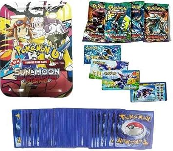 New Pokemon Guardian Rising Trading Cards with 4 Pokemon VIP Cards Free(Multicolor)