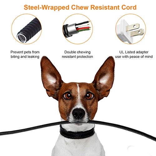 EACHON Heating Pad for Dogs Cats Electric Heated Pet Beds Mat with Timer Warming Pet Mats Safety Dog House Heated Waterproof Heated Dog Cat Blanket Heated Bed Pad Mat wifh Free pet Comb (M)