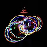 Emazing Lights Electro LED Gloves, 7 Light Flashing Modes - #1 Leader in Gloving & Light Shows (White Gloves)