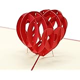Handmade 3D Valentines Day Pop Up Card With Envelopes, Wedding Card, Thanksgiving Cards,Greeting Cards, Birthday Card, Mother