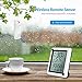 Brifit Indoor Outdoor Thermometer Humidity Monitor, Wireless Hygrometer with Touchscreen Backlight, Humidity Gauge Meter for Home, Office, Greenhouse