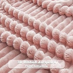 NEWCOSPLAY Super Soft Queen Blanket Pink Premium