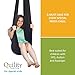Quility Indoor Therapy Swing for Kids with Special Needs | Lycra Snuggle Swing | Cuddle Hammock for Children with Autism, ADHD, Aspergers | Ideal for Sensory Integration (Up to 165lbs, Dark Blue)