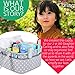 Sweet Carling Baby Diaper Caddy Organizer | Baby Shower Registry Must Haves For Boy Girl Gifts Newborn Essentials Basket | Nursery Decor Changing Table Storage For New Mom With Bottle Cooler Bag