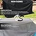 Anglink BBQ Grill Cover, 58 inches Heavy Duty Waterproof Barbecue Cover with Double Stitching and Heat Sealed Seams, 600D Oxford Rip-Stop Gas Grill Cover for Brinkmann, Char Broil etc.