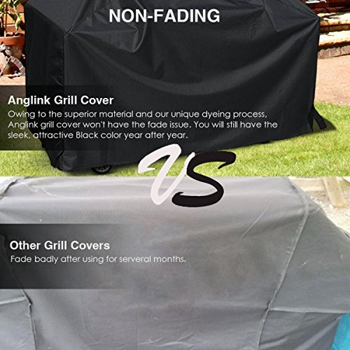 image for Anglink BBQ Grill Cover, 58 inches Heavy Duty Waterproof Barbecue Cove