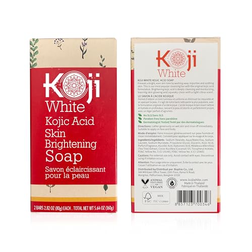 Pure Kojic Acid Skin Brightening Soap for Reduce Dark Spots & Glowing ...