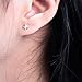 HANFLY 925 Sterling Silver Star Stud Earrings, Small Minimalist Design, Delicate Fashion Jewelry for Women (Silver-Star)