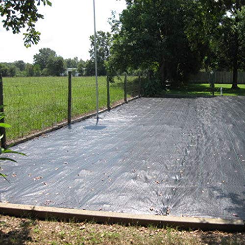 MXCELL Heavy-Duty Garden Weed Barrier Landscape Fabric Durable Weed Block Gardening Mat, Easy Setup & Superior Weed Control, UV stabilized PP Plastic Mulch Weed Block, 6Ft x 16Ft