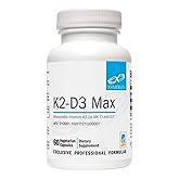 XYMOGEN K2-D3 5000 - Vitamin D3 K2 - Bioavailable Vitamin D 5000 IU (Cholecalciferol) with MK-7 - Heart, Arterial, Bone Health + Immune Support Supplement (60 Capsules)