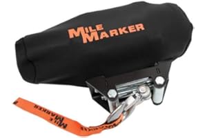 Mile Marker 8505 ATV Neoprene Winch Cover - All Weather Protection, Protects Winch from Mud / Road Debris / Elements, Resistant to Tears and Rips