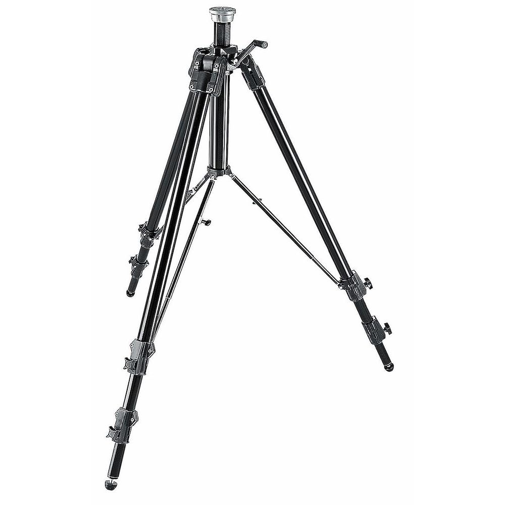 Manfrotto 161MK2B, Super Pro Tripod, Payload 20 kg, Geared Centre Column, Ideal for all Large Format Cameras, Black