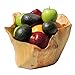 WELLAND Handmade Storage Natural Root Wooden Bowl salad bowl for food Deep Bowls