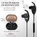 Wireless Headphones,Noise Cancelling Bluetooth Earbuds Headphones Extra Bass with Charging Case 18 Hours Play Time,IPX7 Waterproof for Sports Running Training Gym Workouts