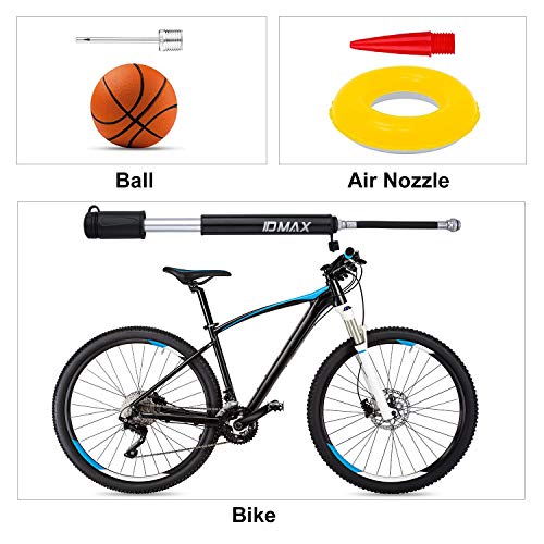 image for ID MAX Bike Pump, Portable Mini Bike Hand Pump Bicycle Frame Pump Bicy