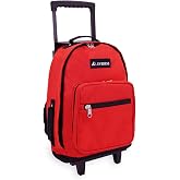 Everest Wheeled Backpack - Standard, Red, One Size,1045WH-RD/BK