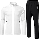 Rdruko Men's Track Suits 2 Piece Set Sweatsuits Tracksuits Jogging Workout Gym Athletic Sweat Suits