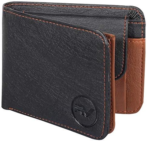 RV Wallet for Men/Boys (Multi Color) (Looking Stylish) (Black)
