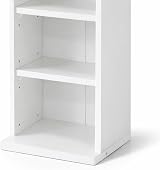 Oypla 6 Tier White Wooden CD DVD Game Shelf Storage Tower 102 Capacity view 7