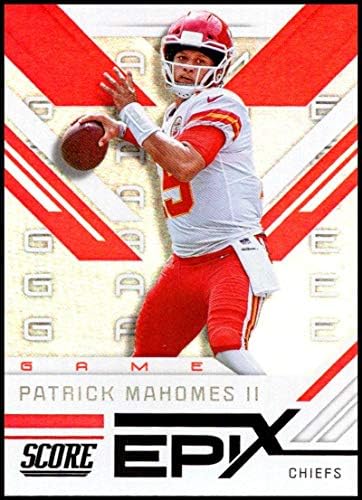 patrick mahomes score jersey card