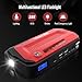 TENKER 800A Peak 18,000mAh Portable Car Jump Starter (up to 6.5L gas/5.5L diesel engines), Battery Booster, Phone Charger with LED Flashlight and Dual USB Ports