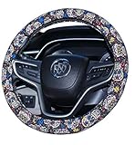 Mayco Bell 2019 New Sugar Skull Day of The Dead Steering Wheel Cover