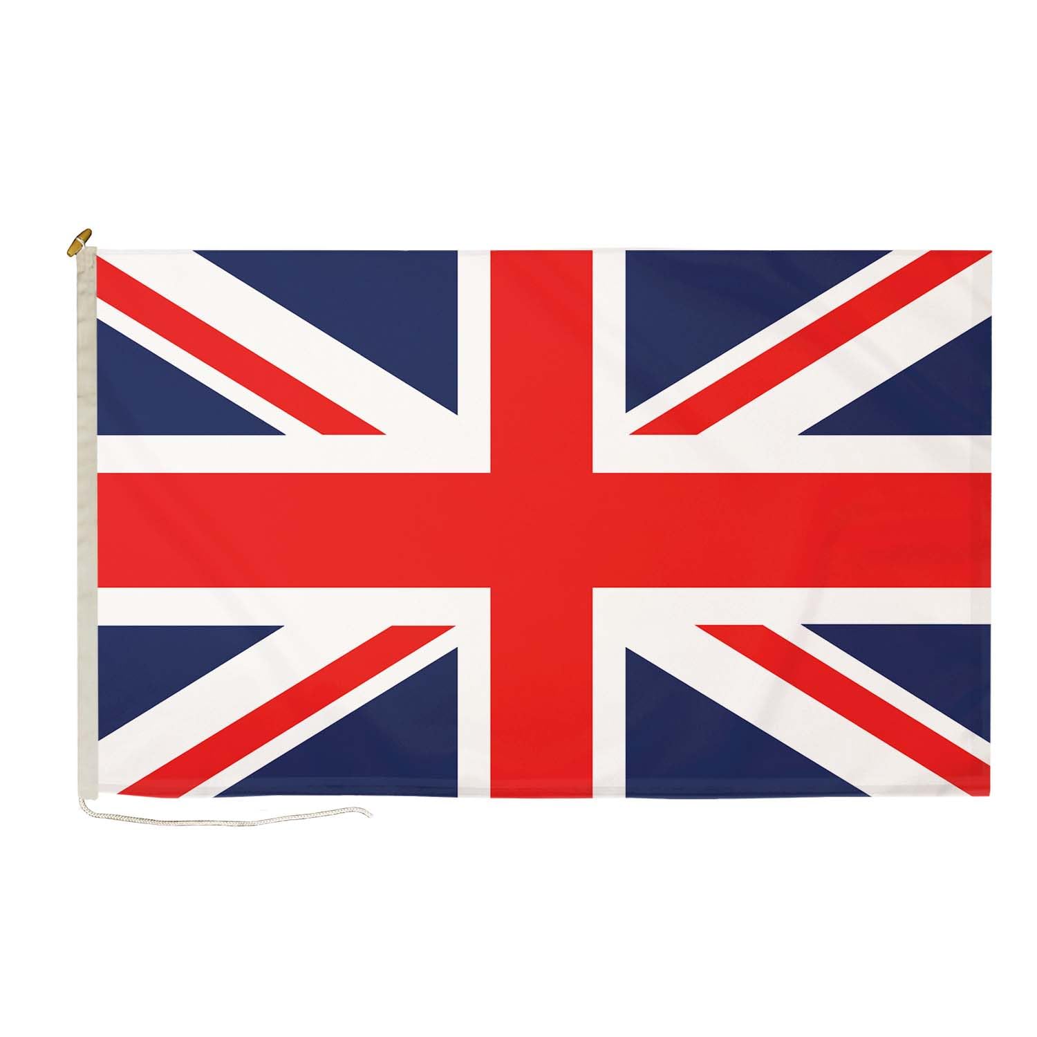 DuraFlag Union Jack Rope and Toggle Premium Quality Flag (20 x 12in (50cm x 30cm))