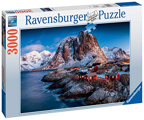 Ravensburger 17081 Lifestyle-Scenic Places 17081-Hamnoy, Lofoten-3000 Teile Erwachsene und Kinder ab 14 Jahren, Puzzle mit Landschafts-Motiv von Norwegen, Hamnoy, Lofoten, 48 x 32 in – Bild 3