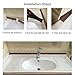 Moooncity Caulk Strip PE Bath and Shower Self Adhesive Caulk Tap Sealing Tape Strip, Tub and Wall Bathtub Sealer,1-1/2