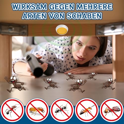 Tiezeeu100 Stück Küche-Vertreiben-Ameisen-Gel für den Innen und Außenbereich, Langanhaltend und Effektiv(Blau)