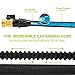 CXRCY Garden Hose with 10 Pattern Spray Nozzle,Upgraded Expandable Flexible Water Hose with Double Latex Core, 3/4