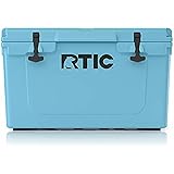 RTIC Hard Cooler, Ice Chest with Heavy Duty Rubber Latches, 3 Inch Insulated Walls Keeping Ice Cold for Days, Great for the B