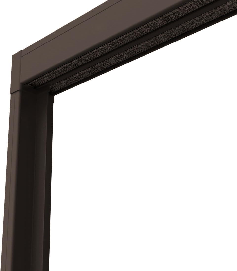 Door Insect Double Sliding Doors 230 X 240 Cm Premium Grey With Clamping Frame Can Be Shortened Assembly Without Drilling Amazon Co Uk Kitchen Home