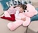 WOWMAX 4 Foot Pink Giant Huge Teddy Bear Cuddly Stuffed Plush Animals Teddy Bear Toy Doll 47